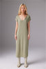 CSC EMILIA V NECK MAXI DRESS | ROSEMARY