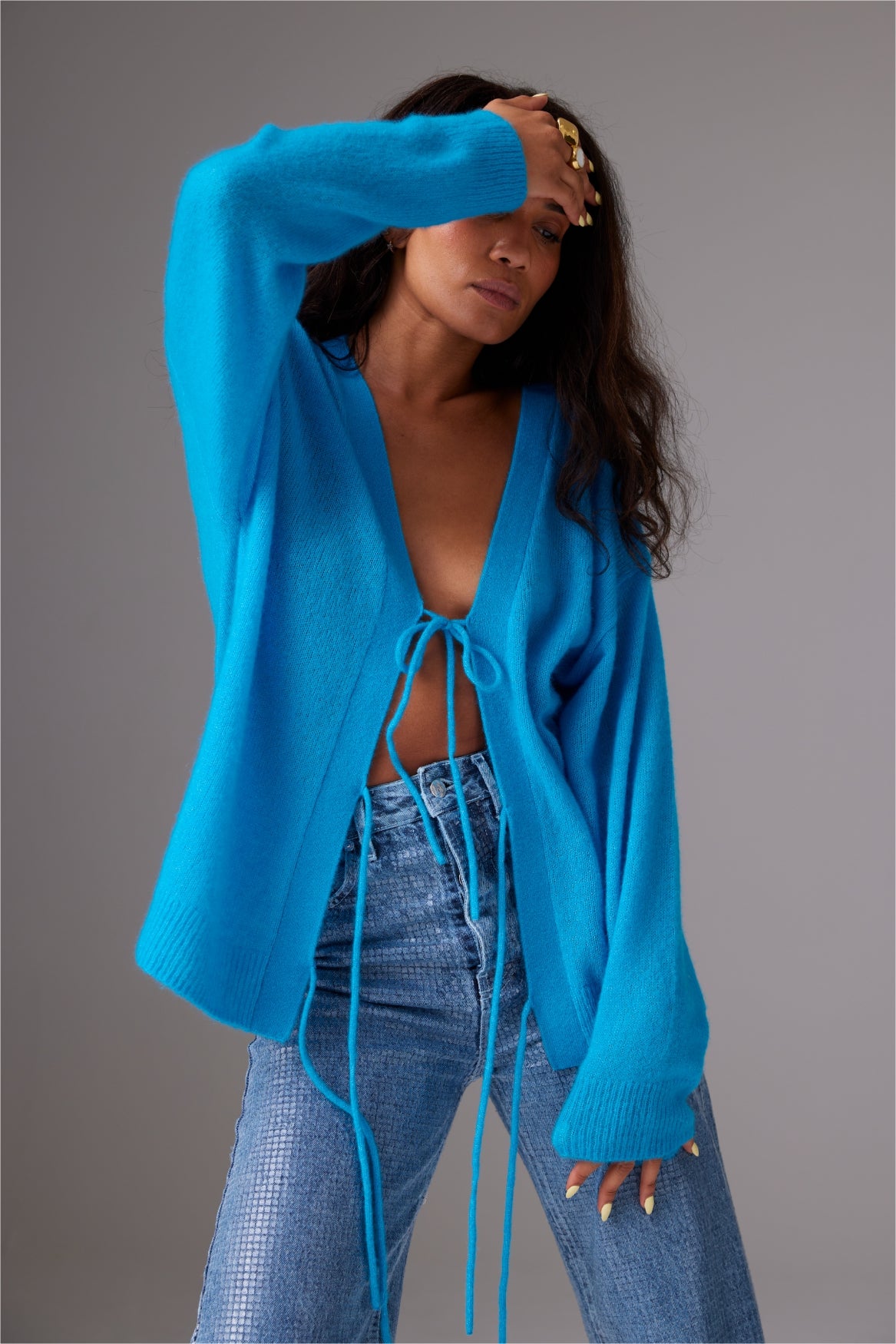 AMARA LUZTIE FRONT CARDI