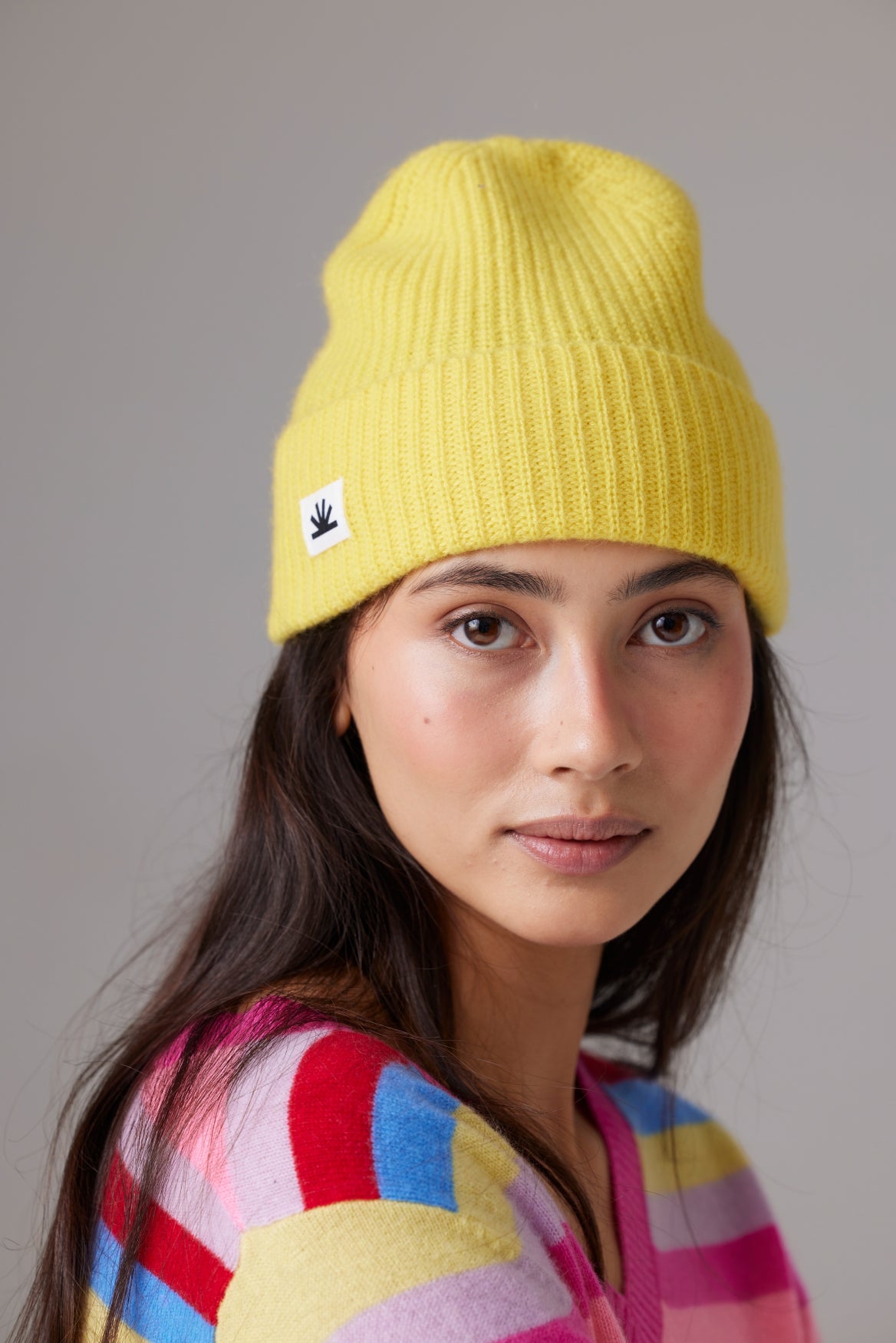 MAYA RIBBED BEANIE 
