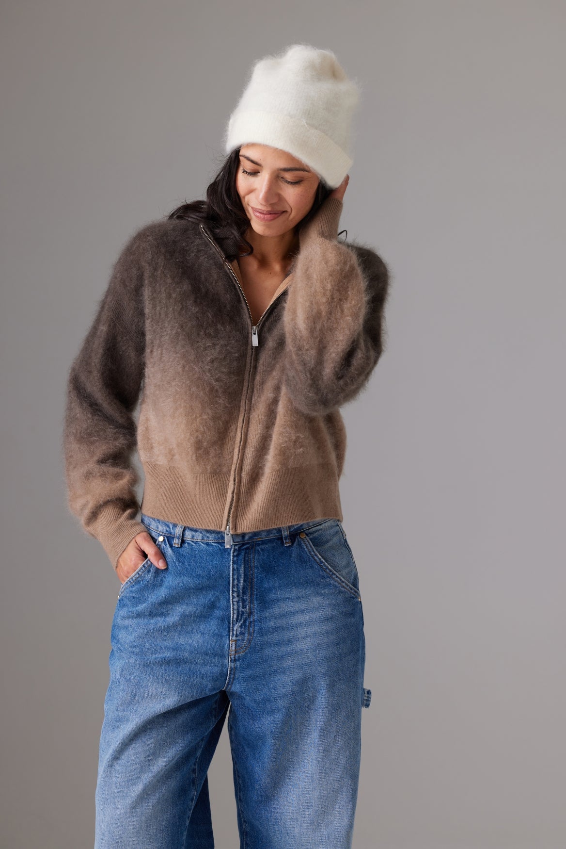 BRUSHED DIP TOTO JACKET 