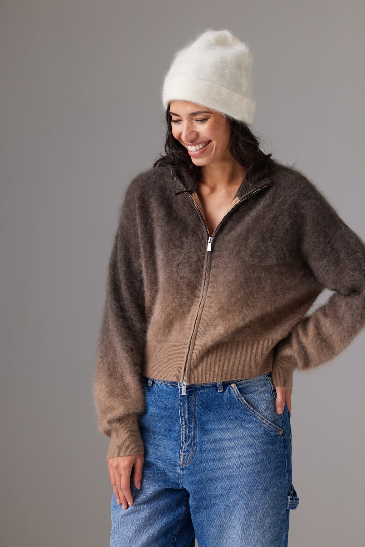 BRUSHED DIP TOTO JACKET 
