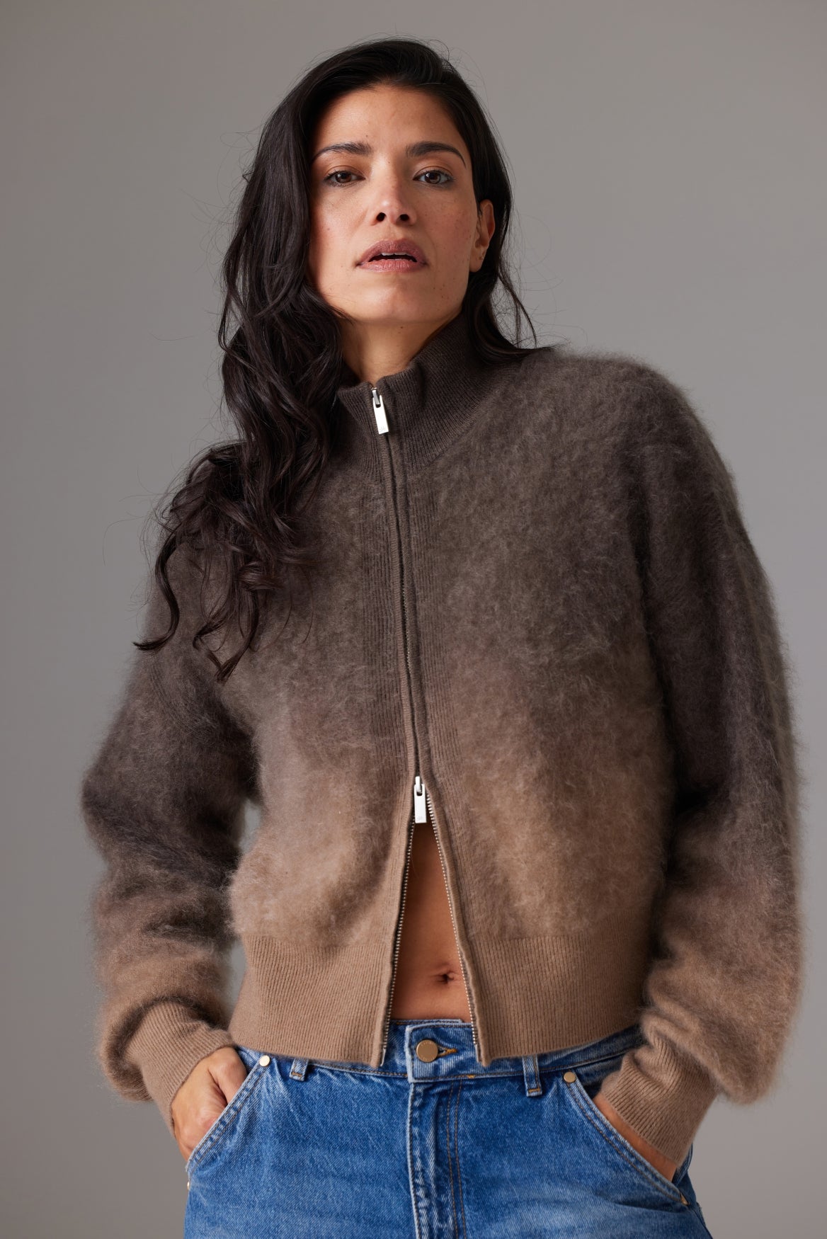 BRUSHED DIP TOTO JACKET 