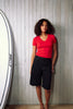 CCN BAREFOOT DRIFT RIB V TEE NEW STYLE | POPPY