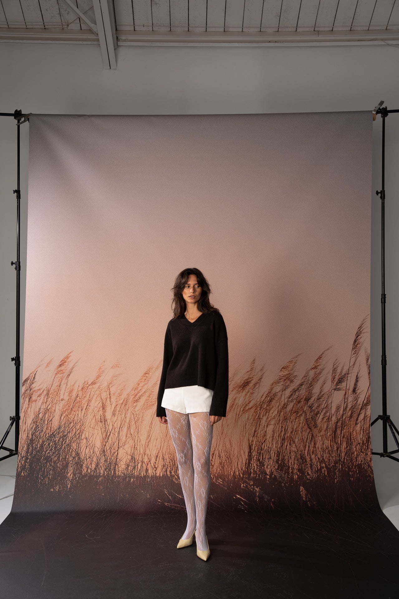 CHUNKY CARMEN V NECK  