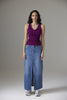 MARSEILLE LONG TOP | PLUM