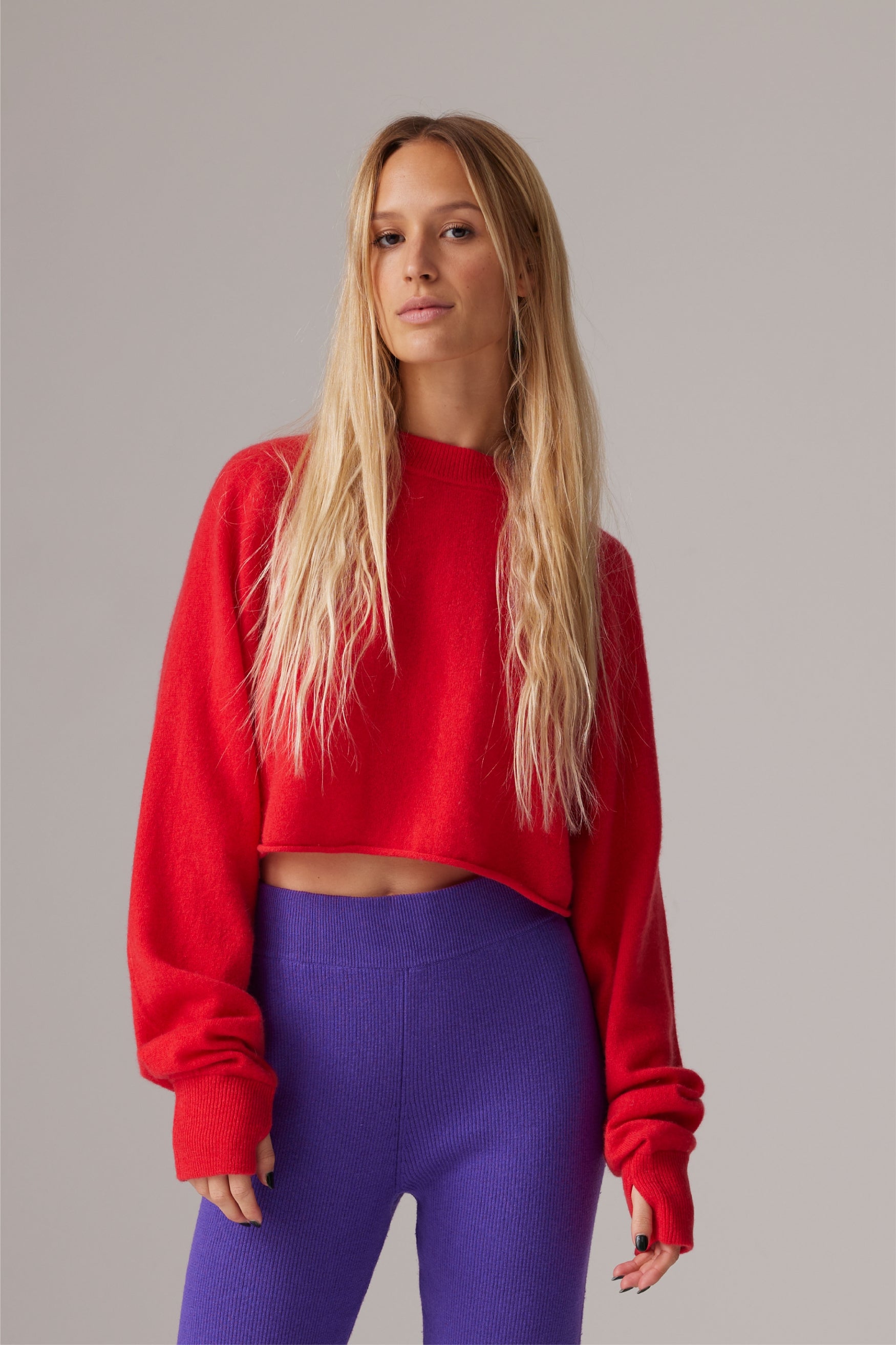 HOLLI CROP SWEAT 