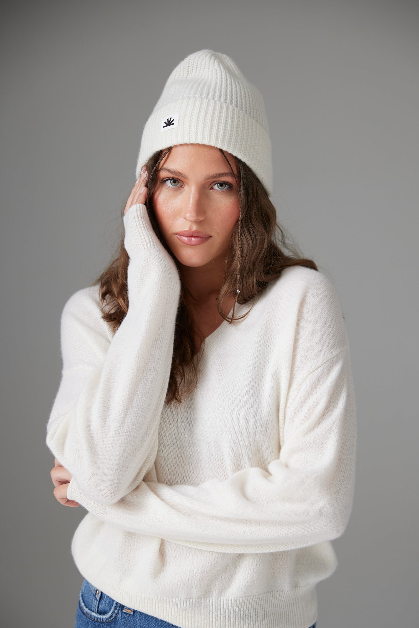 MAYA RIBBED BEANIE 