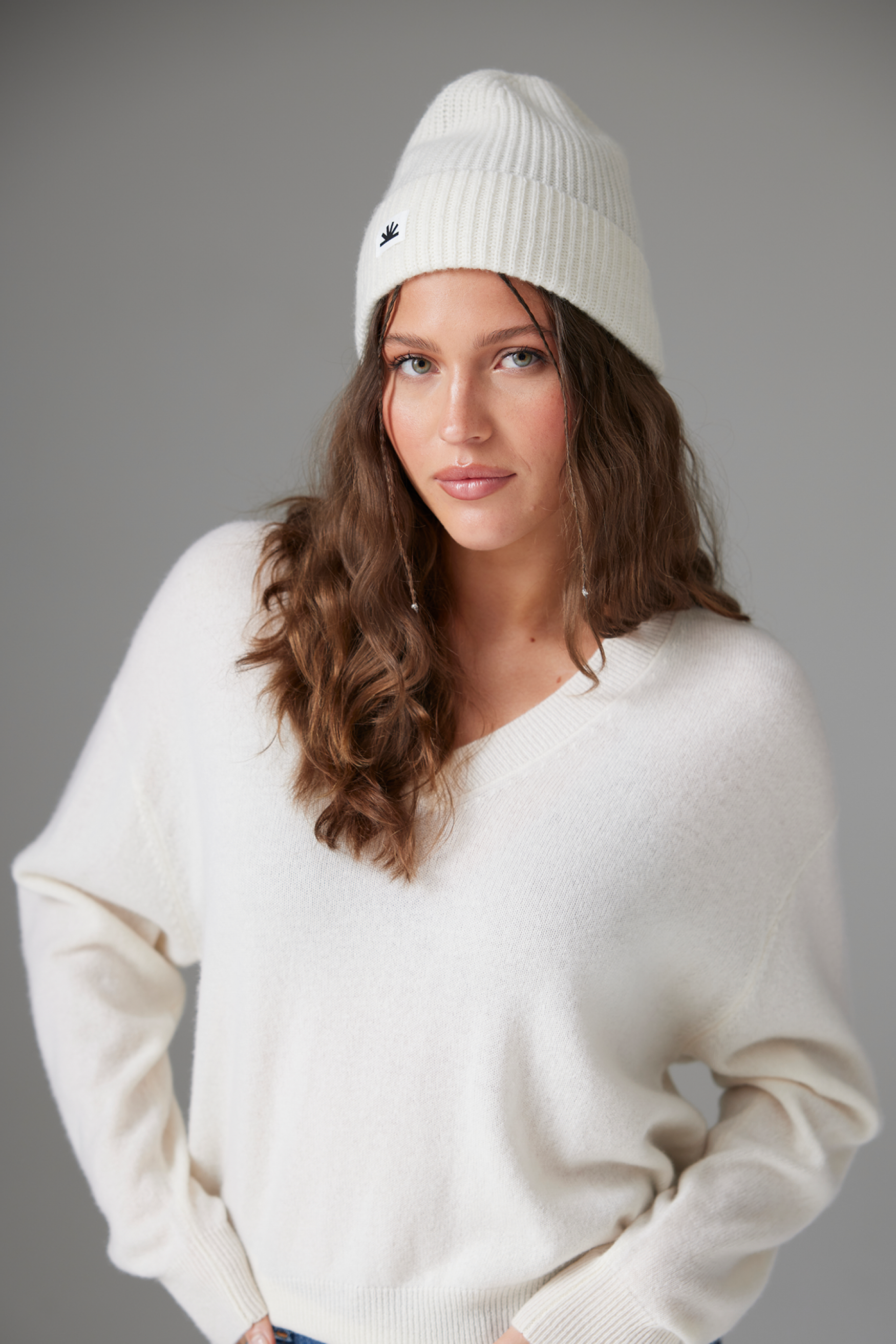 MAYA RIBBED BEANIE 