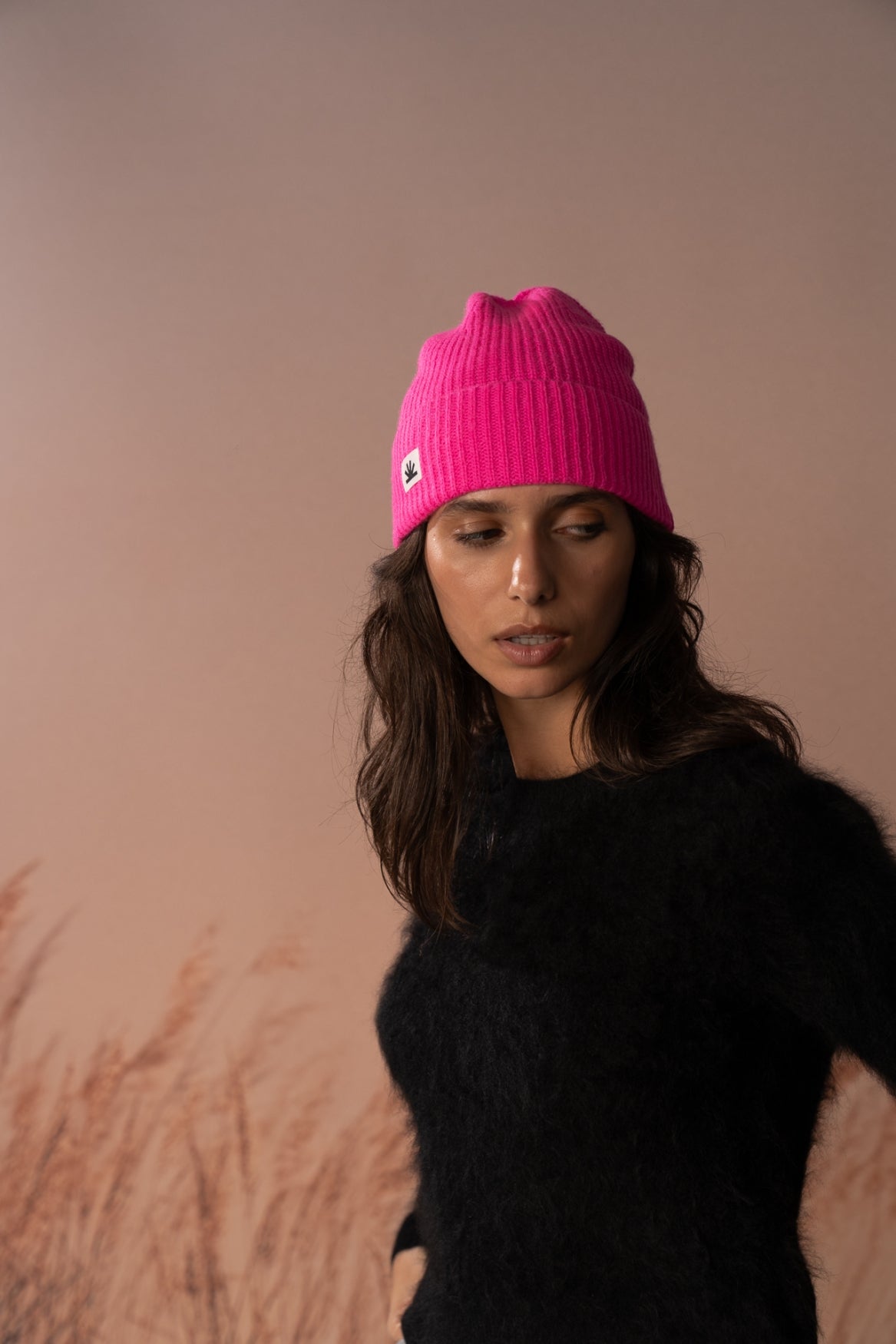 MAYA RIBBED BEANIE 