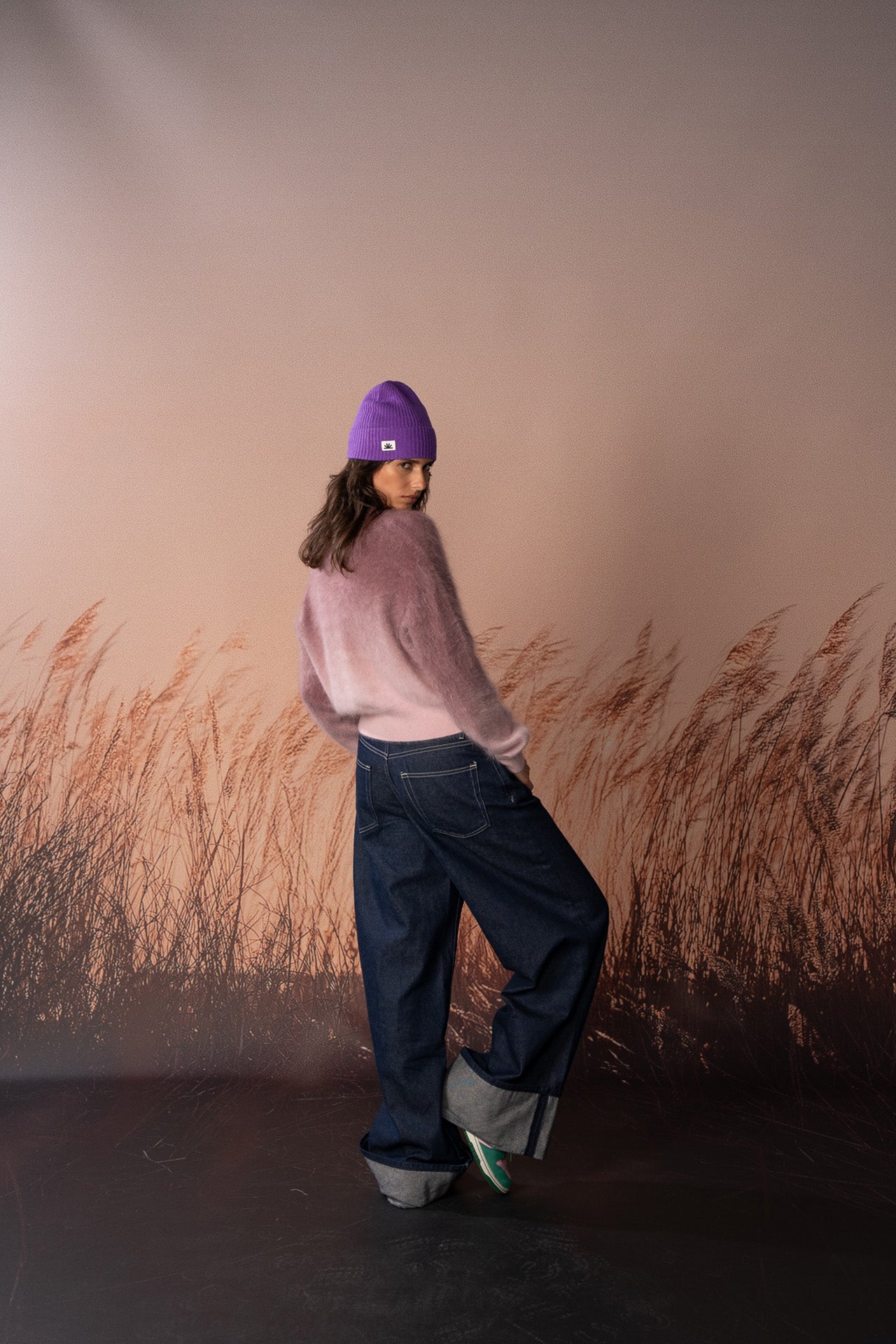 MAYA RIBBED BEANIE 